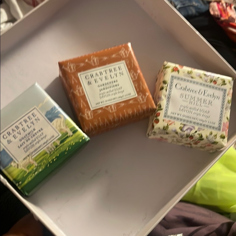 Crabtree & Evelyn Orange and Blue Hand Soap Collection